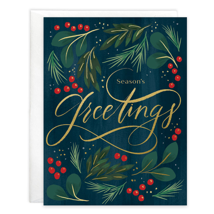 Botanical Greetings Christmas cards
