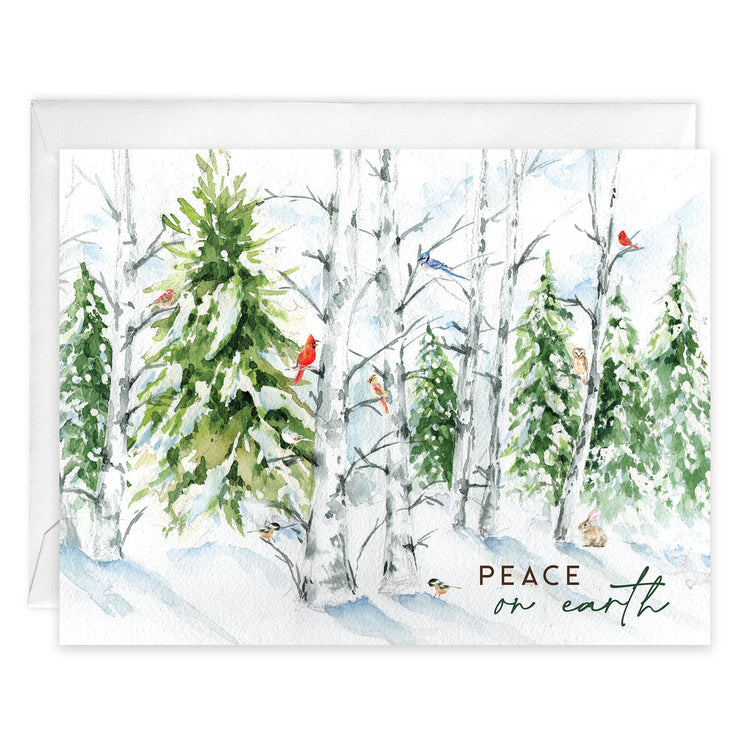 Snowy Forest Christmas Cards
