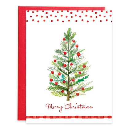 Simple Little Tree Packaged Christmas Cards
