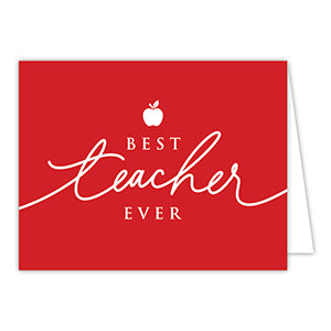 Best Teacher Ever Greeting Card