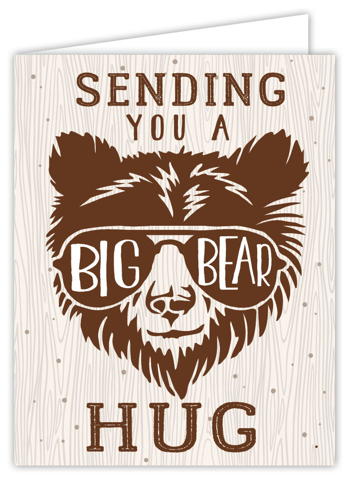 Bear Hug Greeting Card
