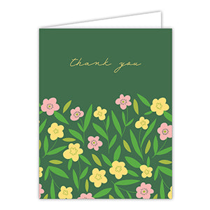 Thank You Floral Greeting Card