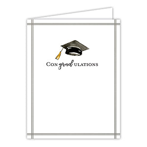 grad ulations Grad Cap Greeting Card