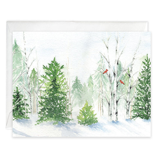 Winter Forest Blank Notecards