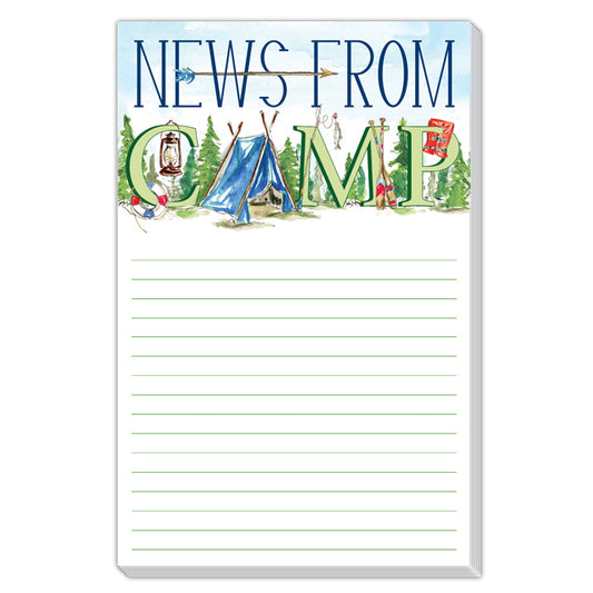 News from Camp Blue Tent Stationery Pads