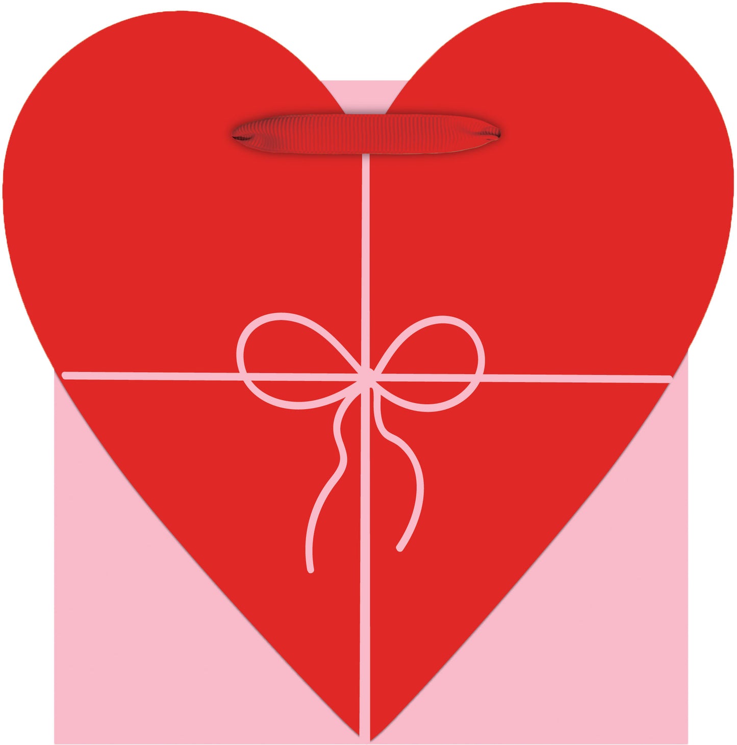 Swiss Hearts Small Square Gift Bag