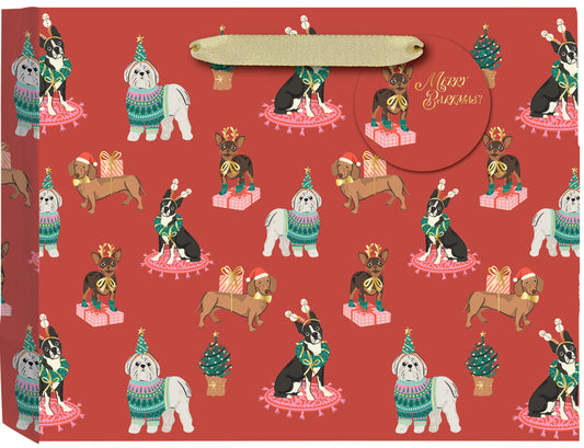 Merry Barkmas Medium Gift Bag