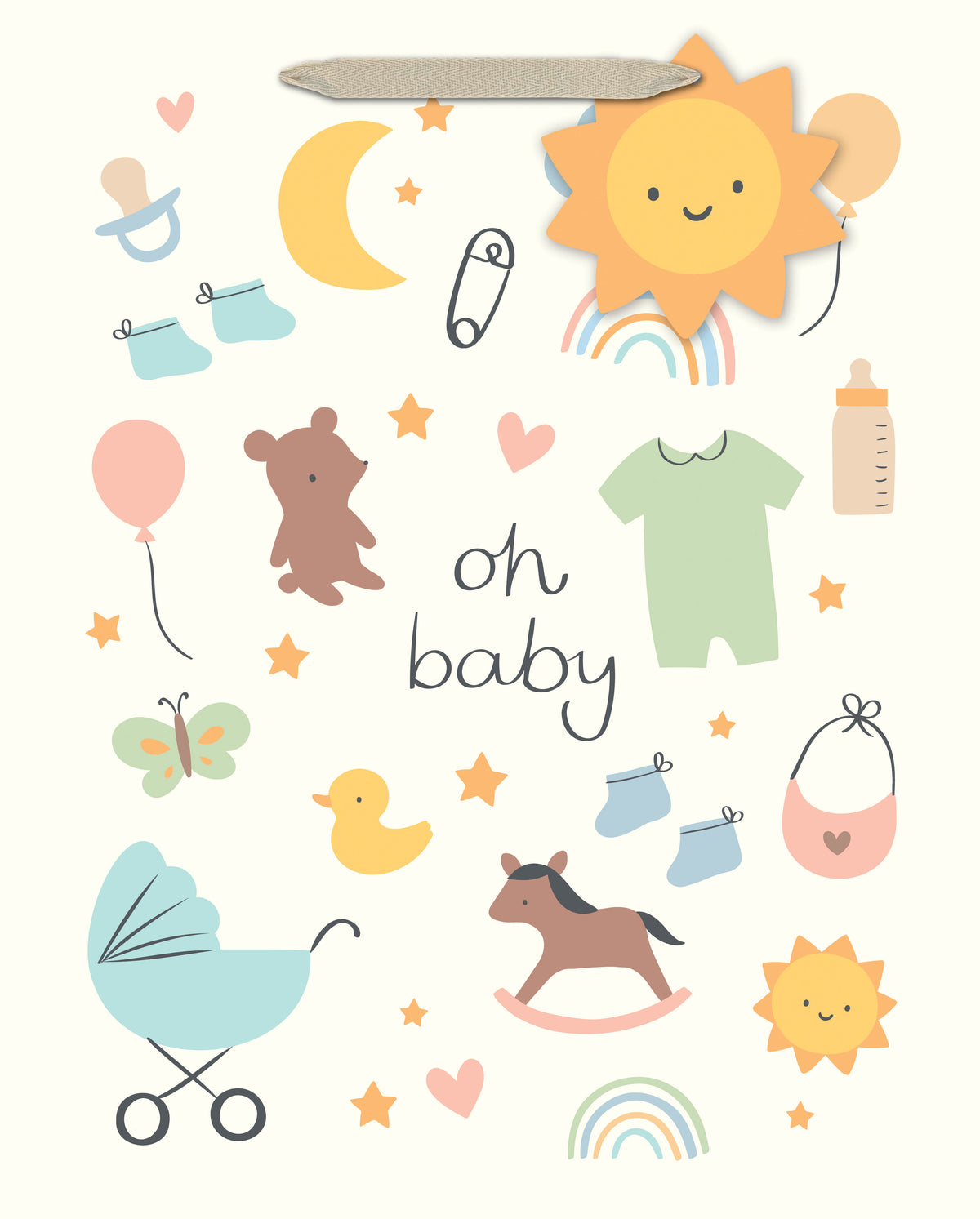 Oh Baby Large Tote Bag