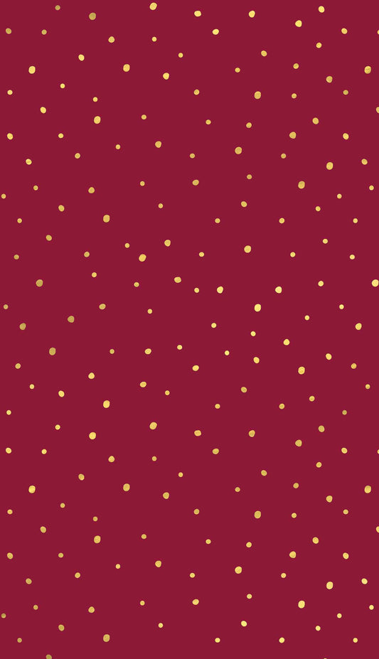 Random Gold Flecks-Burgandy Tissue Paper