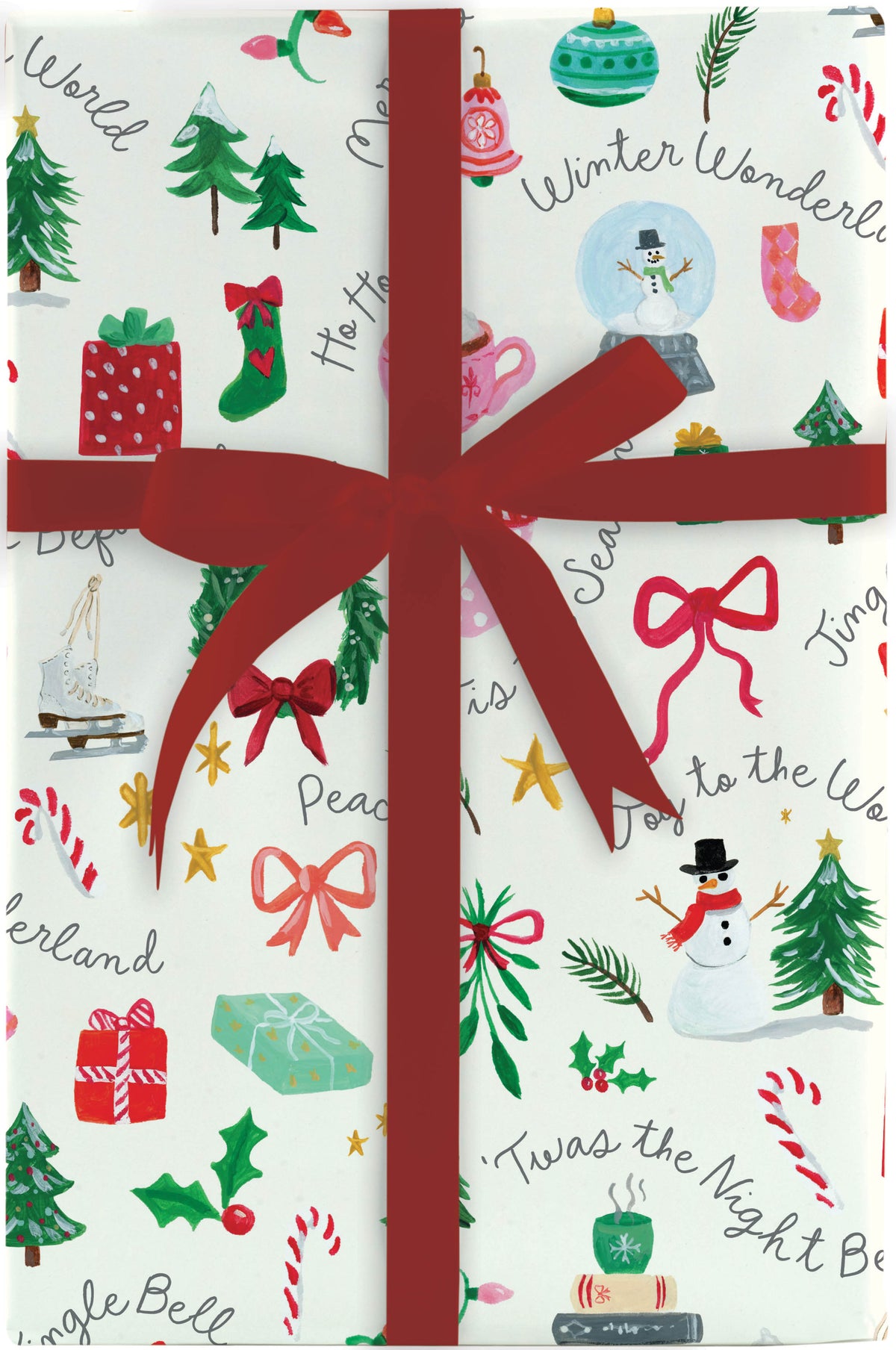 Merry Tiny Tidings Jumbo Roll Wrap
