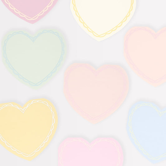 Pastel Heart Large Napkins