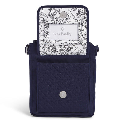 RFID Mini Hipster in Microfiber - Classic Navy