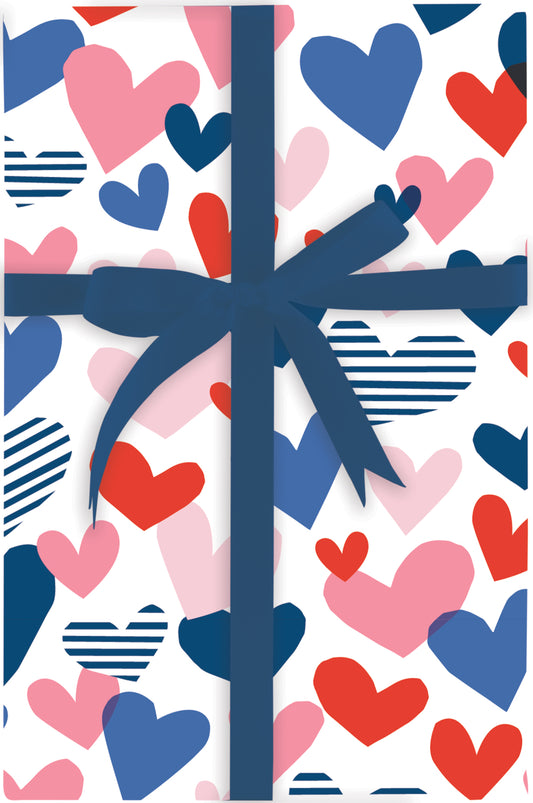 Graphic Love Roll Wrap