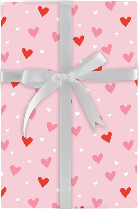 Graphic Love-Heart Roll Wrap