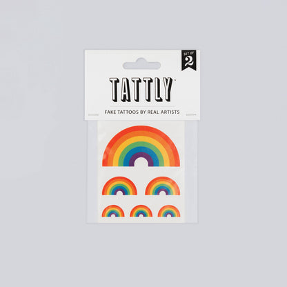 Rainbow Tattoo Pair