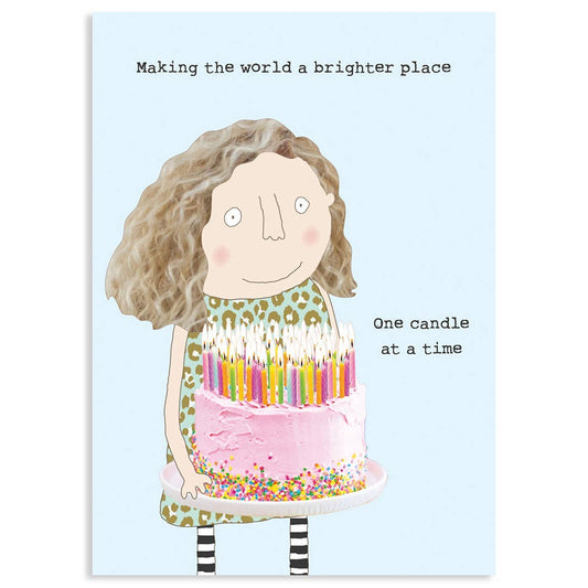Brighter Place Birthday Greeting Card 4.5 X 6.25"
