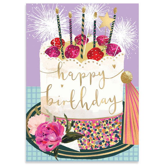 Strawberry Cake|Louise Tiler Love Card