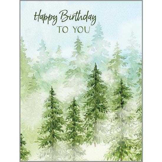 Birthday Greeting Card - Forest