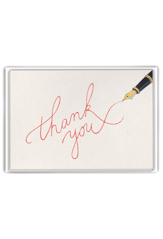 Cursive Thank You Boxed Note Cards