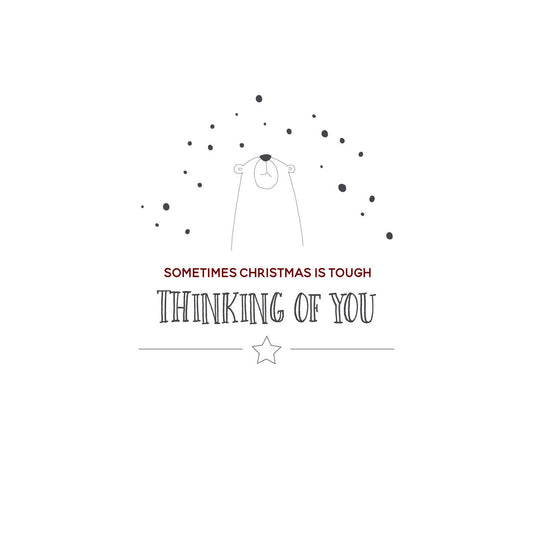 Christmas Thinking of You Greeting Card