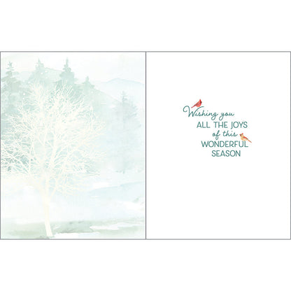 White Winter Christmas Boxed Cards