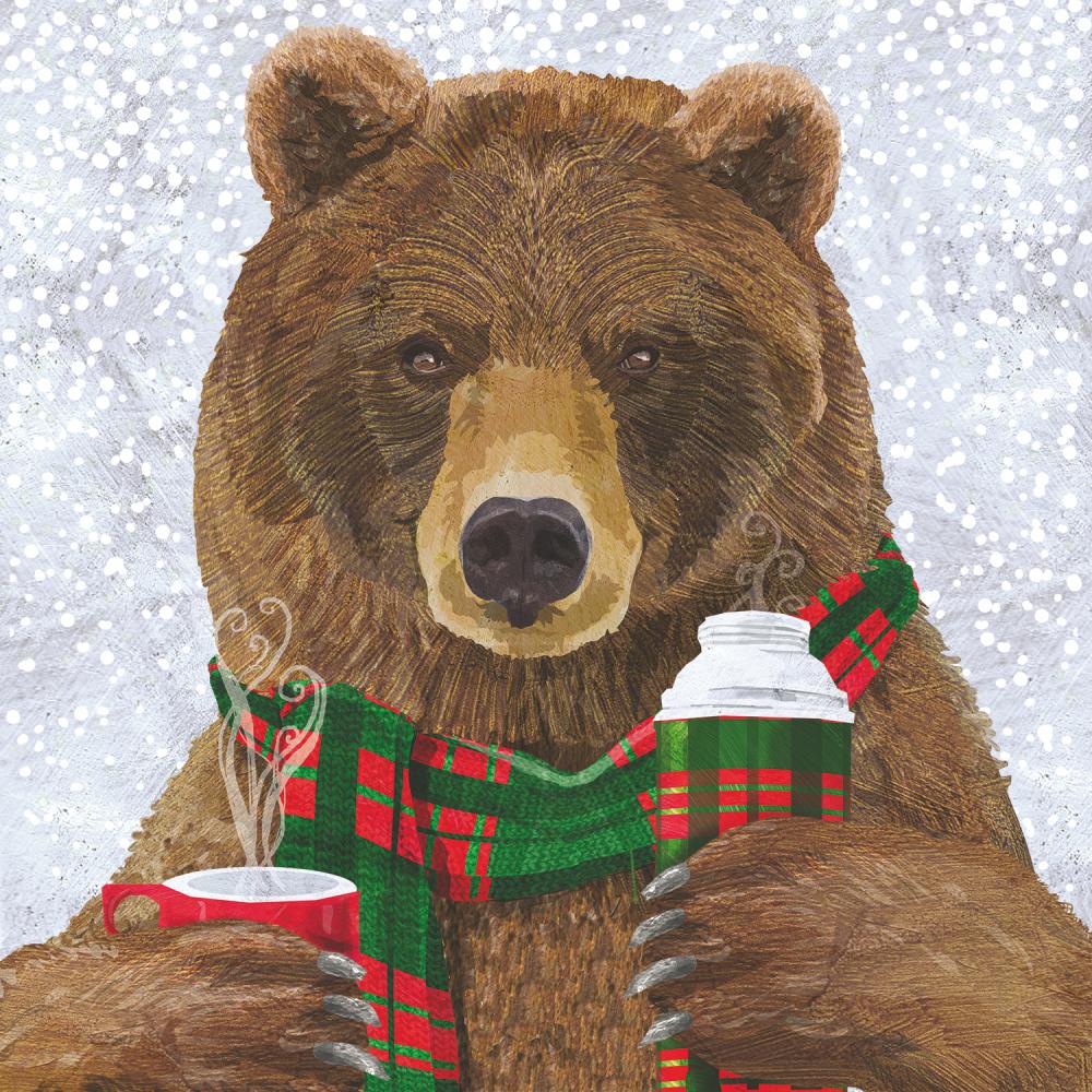 Cocoa Bear Beverage Napkins