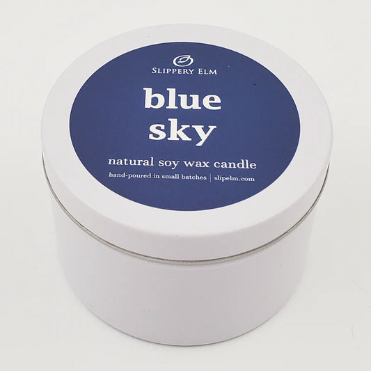 Blue Sky Candle Tin