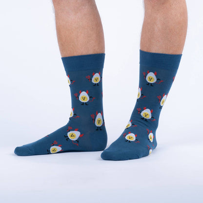 Deviled Eggs Crew Socks