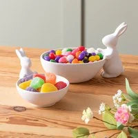 Small Ceramic Bunny Bowl