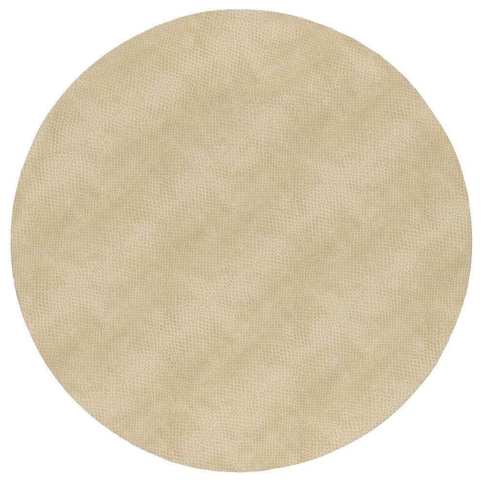 Snakeskin Felt-Backed Placemat in Ivory - 1 Each