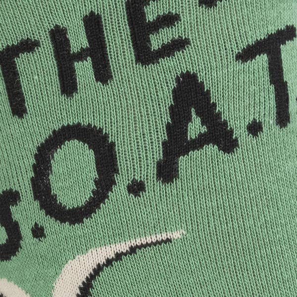 The G.O.A.T. Crew Socks