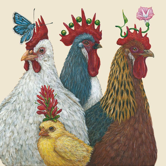 PARTY AT THE COOP Beverage Napkin