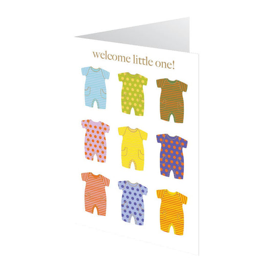 Babygros Petite New Baby Card Single