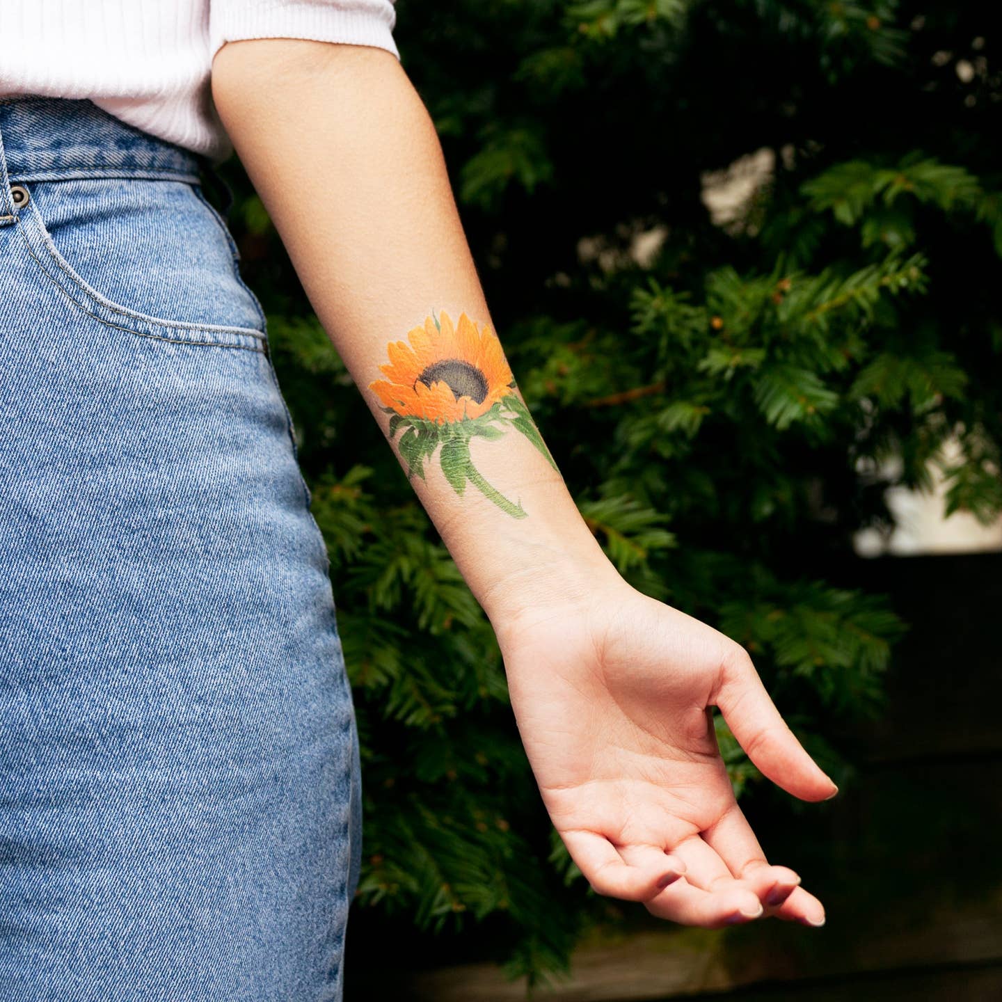 Tattly Sunflower Tattoo - Thumbnail 2
