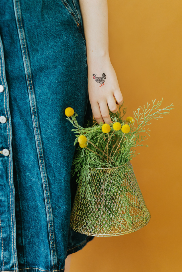 Tattly Chicken Tattoo - Thumbnail 3