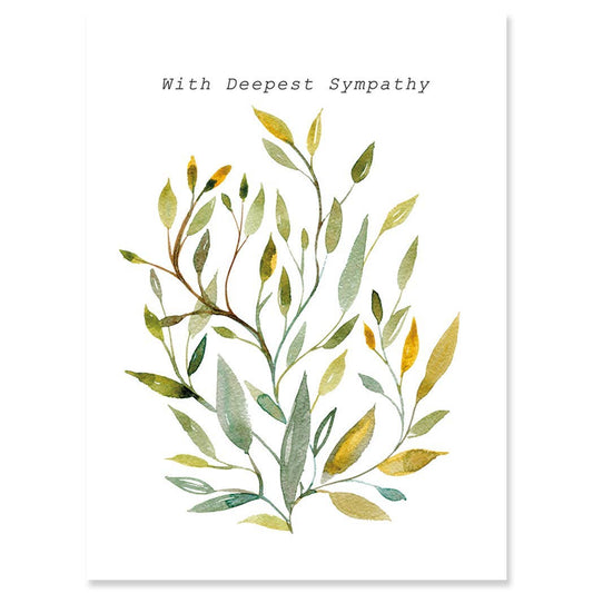 Willow Sympathy Greeting Card