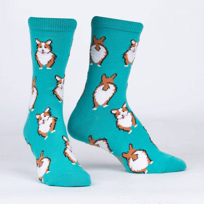 Nothin' Butt Corgis Crew Socks