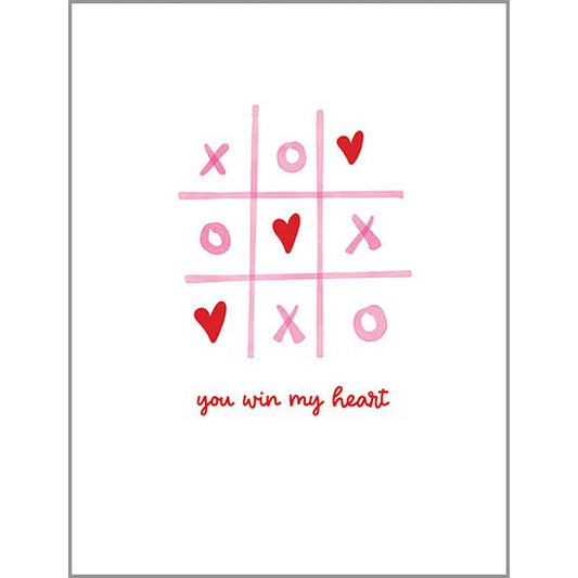 Valentine Greeting Card - Tic Tac Toe