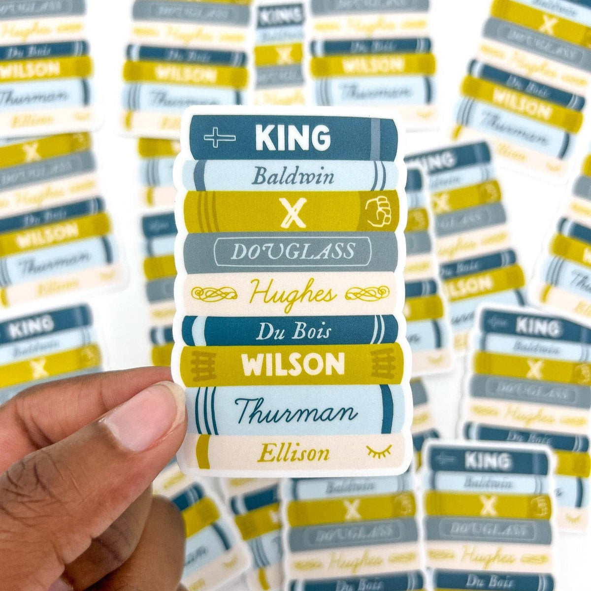4 Stack Sticker Black Stack: Men’s Edition Sticker – Paper Fiesta