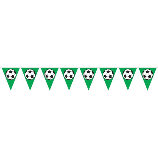 Soccer Ball Pennant Banner