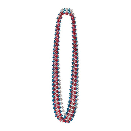 Red, white and blue Star Beads