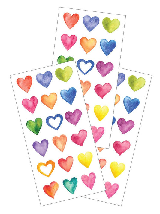 Stickers - Hearts - Watercolor