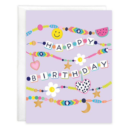 Charm Bracelets Birthday Greeting Card