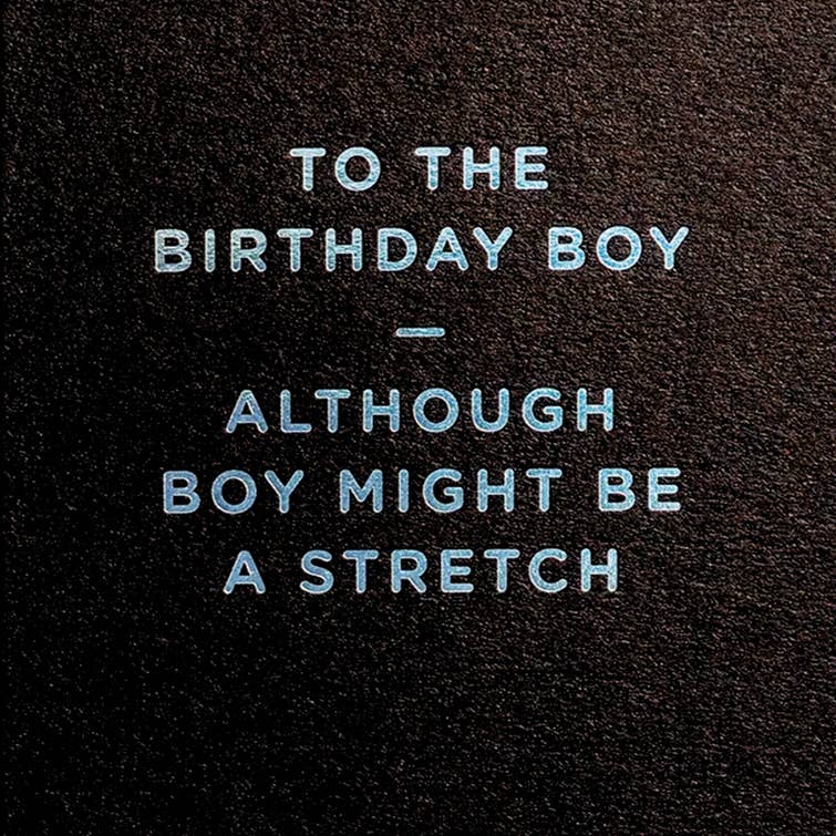 Stretch Birthday Greeting Card 3.5 X 4.75