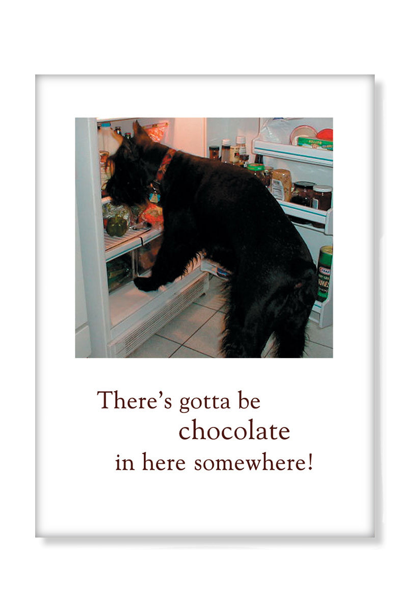 Dog in Fridge magnet