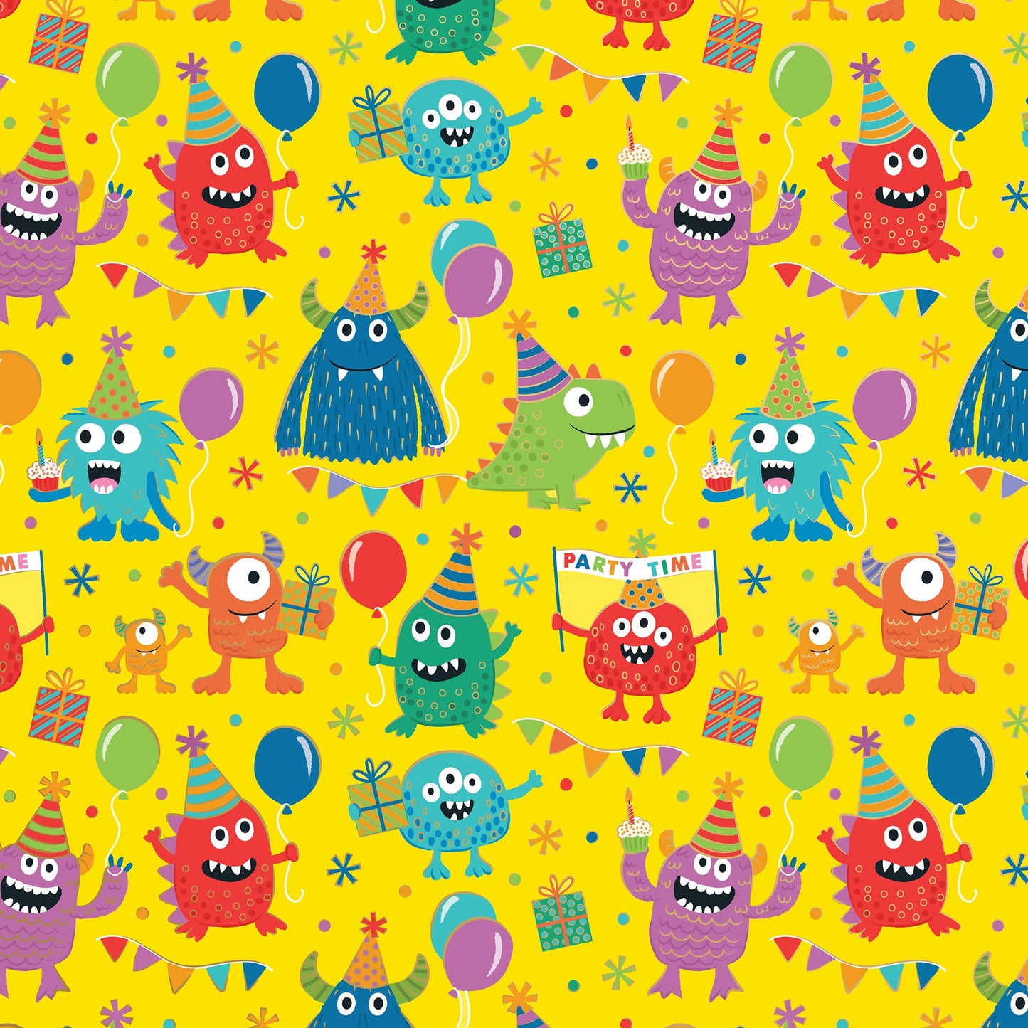 Party Monsters - Wrap - Rolls: 5' X 30"