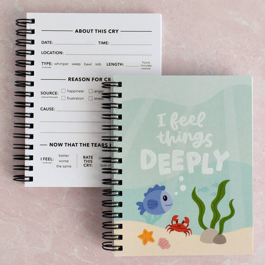 I Feel Things Deeply | Mini Crying Log Journal