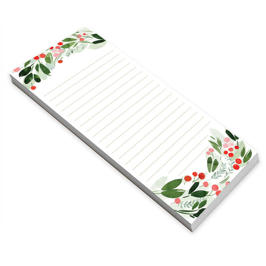Christmas Botanical List Pad