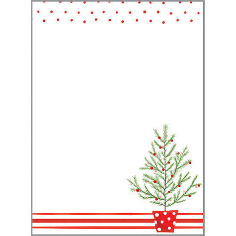 Polka Dot Tree Holiday Memo Pad