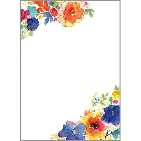 All Flowers Memo Pad